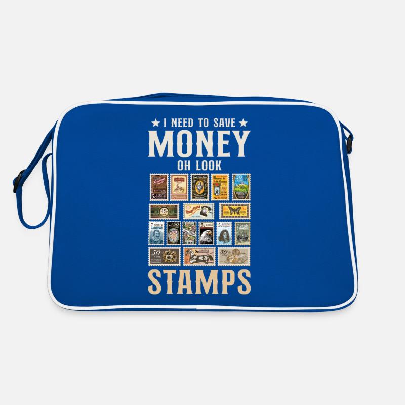 Stamp Collector Stamps Enthusiast Retro Bag