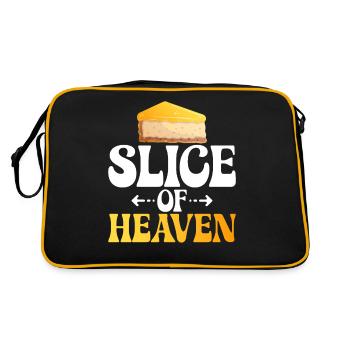 Cadeau de gâteau au fromage - Sac Retro - noir/or - Dos