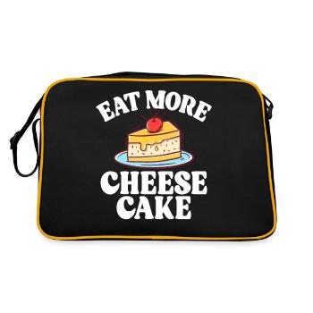 Cadeau de gâteau au fromage - Sac Retro - noir/or - Dos