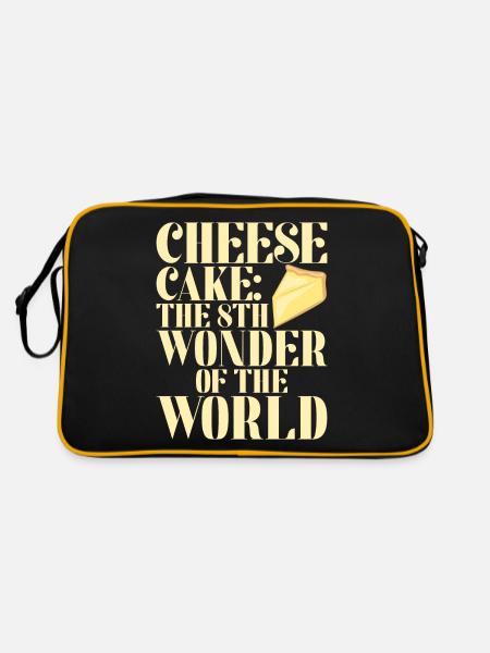 Cheesecake Gift - Retro Bag - black/gold - Back