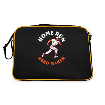 Entraîneur de baseball Homerun Hero Maker - Sac Retro - noir/or - Dos