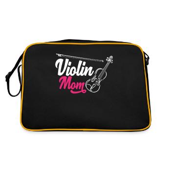 Violon Violon Violoniste Joueur de violon - Sac Retro - noir/or - Dos