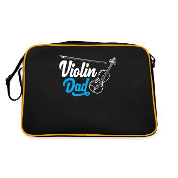Violon Violon Violoniste Joueur de violon - Sac Retro - noir/or - Dos