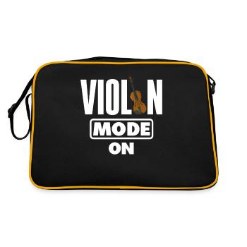 Violon Violon Violoniste Joueur de violon - Sac Retro - noir/or - Dos