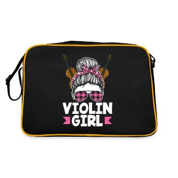 Violon Violon Violoniste Joueur de violon - Sac Retro - noir/or - Dos