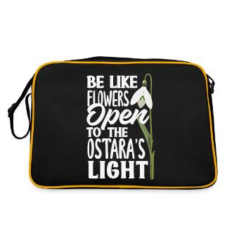 Easter Eostre Pagan Spring - Retro Bag - black/gold - Back