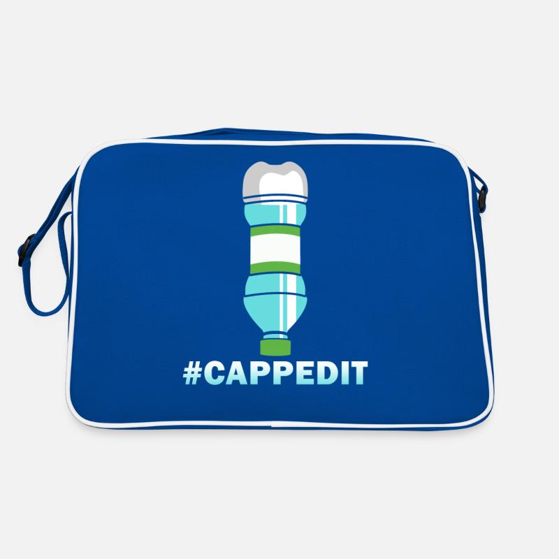 Bottle Flip #Cappedit Retro Tasche