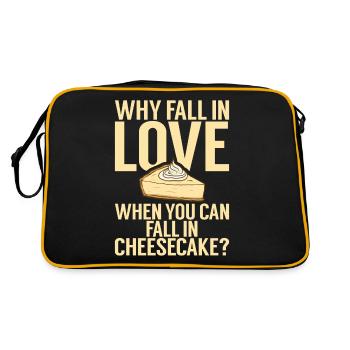 Cadeau de gâteau au fromage - Sac Retro - noir/or - Dos