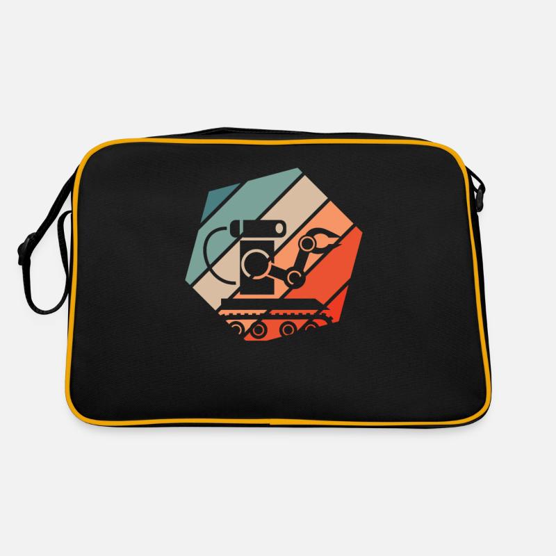 Programmeur de robots robotiques Sac Retro
