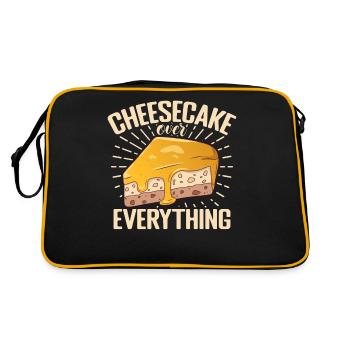 Cadeau de gâteau au fromage - Sac Retro - noir/or - Dos