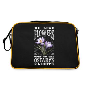 Easter Eostre Pagan Spring - Retro Bag - black/gold - Back