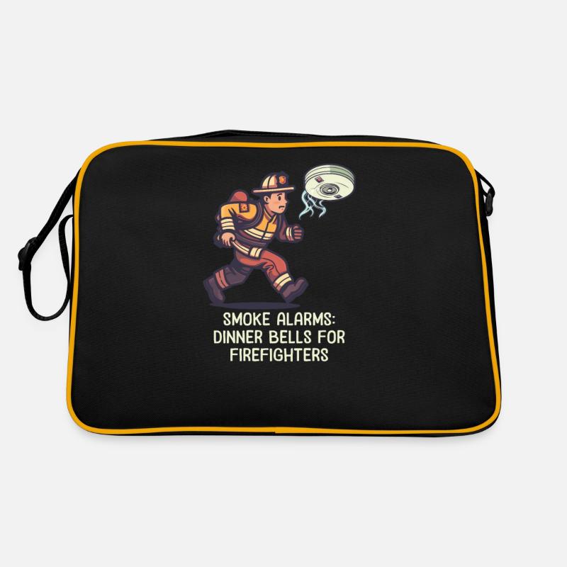 Avertisseurs de fumée pour pompiers : Dinner Bells Firefighter Sac Retro