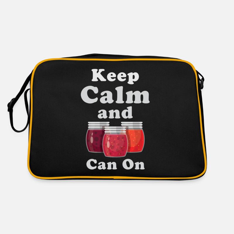 Keep Calm and Can On Canning Enthusiast Retro Bag