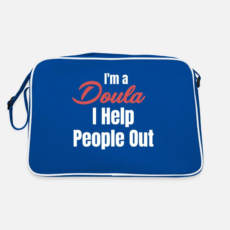 I'm a doula I help people Retro Bag