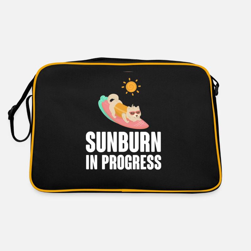 Coup de soleil En cours Bain de soleil Été Sac Retro