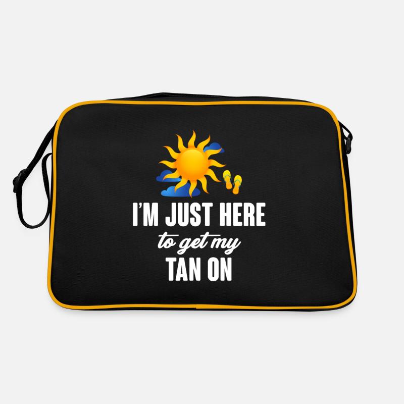 I'm just here to get my tan on a Retro Bag