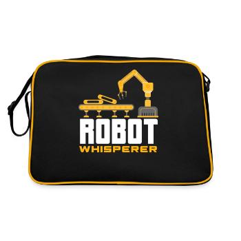 Robotics Robot Programmer - Retro Bag - black/gold - Back