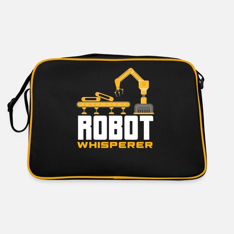 Programmeur de robots robotiques Sac Retro