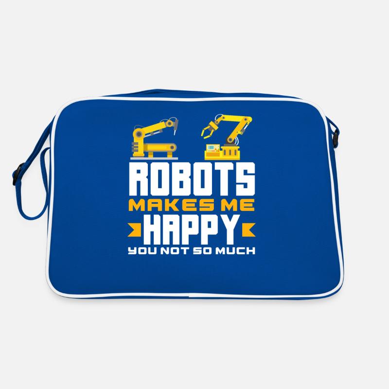 Programmeur de robots robotiques Sac Retro