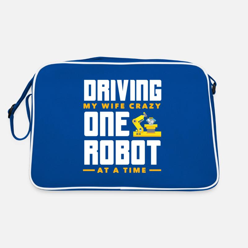 Programmeur de robots robotiques Sac Retro