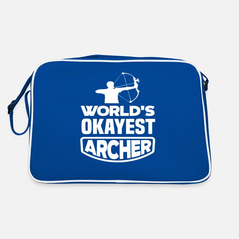 Bester Bogenschütze Bogenschießen Retro Tasche
