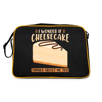 Je me demande si Cheesecake pense aussi à moi - Sac Retro - noir/or - Dos