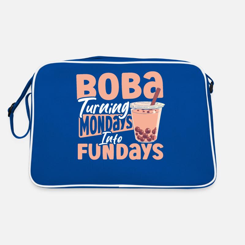 Chai Tee Schwarzer Tee Eistee Boba Tee Retro Tasche