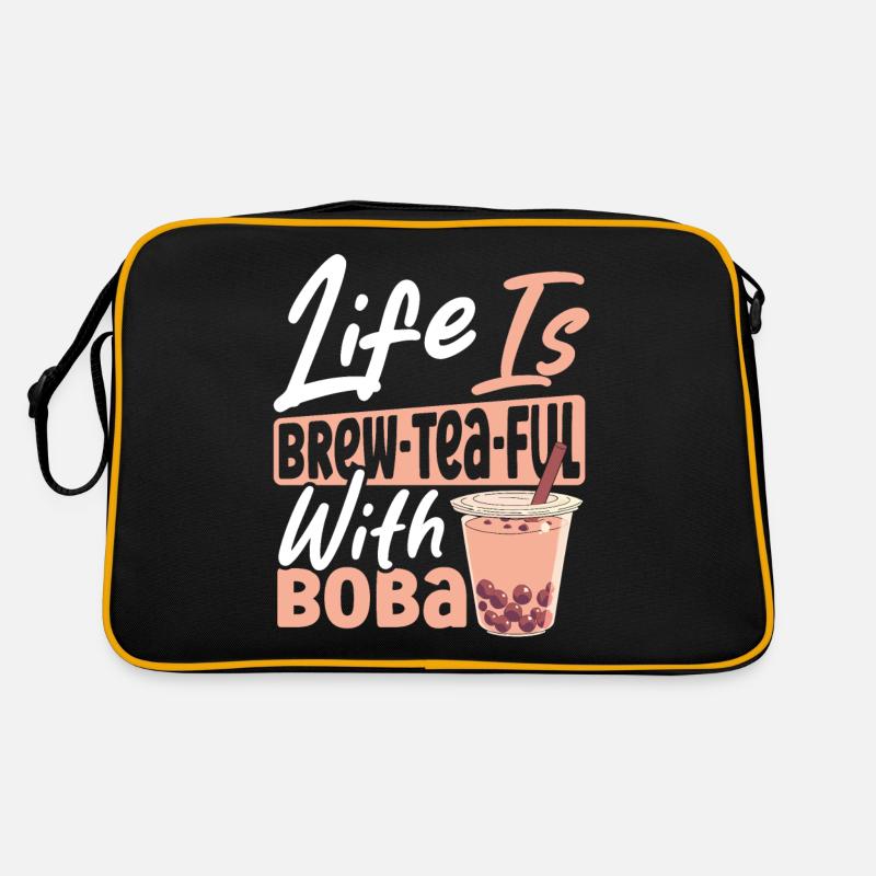 Chai Tee Tee-Latte Tapioka-Perlen Retro Tasche
