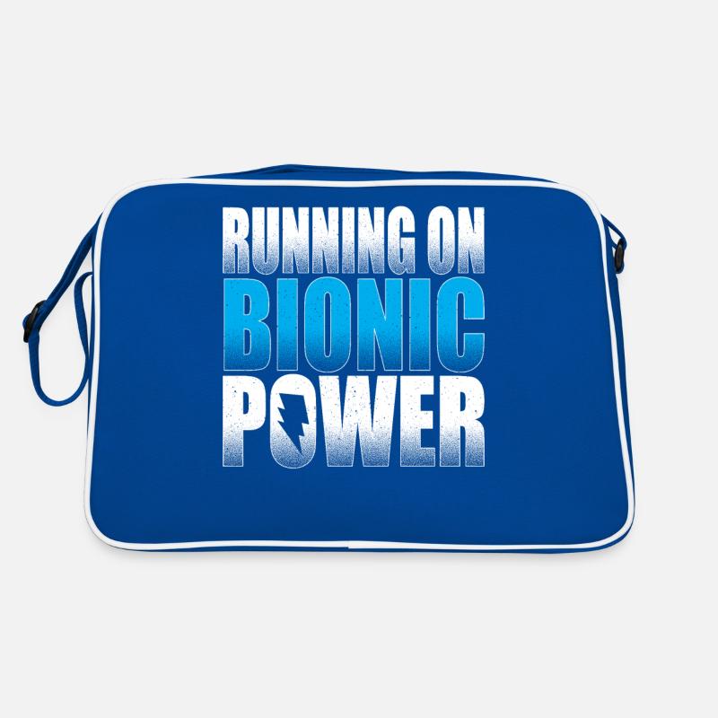 Laufen auf Bionic Rehab Custom Parts Bionic Knee Retro Tasche