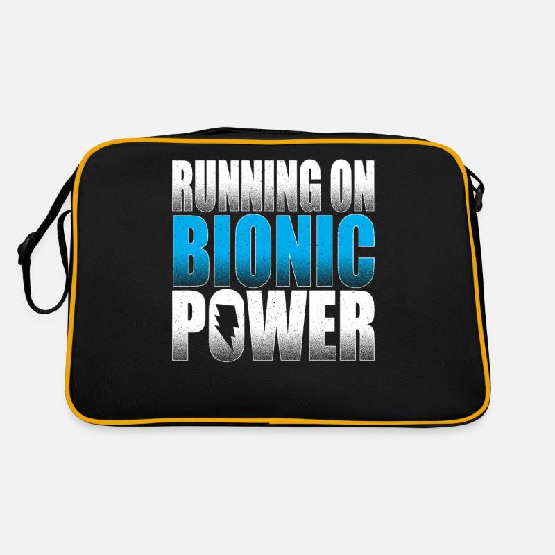 Running on Bionic Rehab Custom Parts Bionic Knee Retro Bag