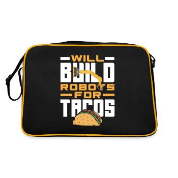 Robotics Robot Programmer - Retro Bag - black/gold - Back