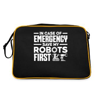 Robotics Robot Programmer - Retro Bag - black/gold - Back