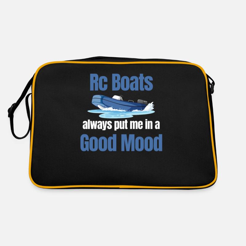 Rc-boote Machen Mir Immer Gute Laune Captain Retro Tasche