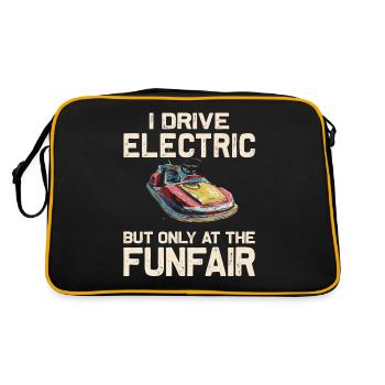 I Drive Electric Funfair Bumper Cars - Retro Bag - black/gold - Back