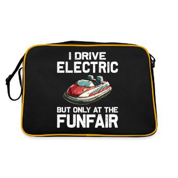 I Drive Electric Funfair Bumper Cars - Retro Bag - black/gold - Back