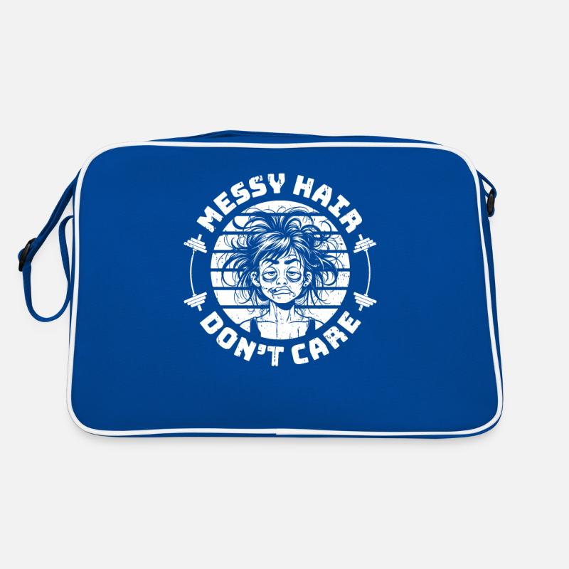 Gewichtheben Gewichtheber Haar Retro Tasche