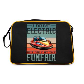 I Drive Electric Funfair Bumper Cars - Retro Bag - black/gold - Back