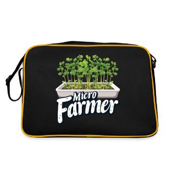 Jardinage de l’agriculture micro-verte - Sac Retro - noir/or - Dos