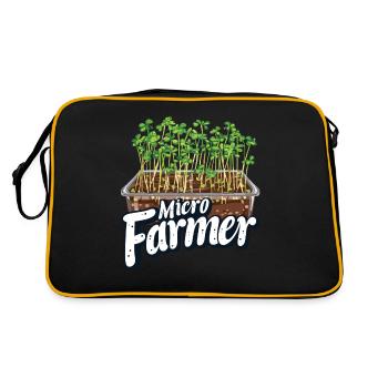 Jardinage de l’agriculture micro-verte - Sac Retro - noir/or - Dos