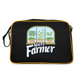 Jardinage de l’agriculture micro-verte - Sac Retro - noir/or - Dos