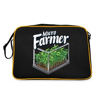 Jardinage de l’agriculture micro-verte - Sac Retro - noir/or - Dos