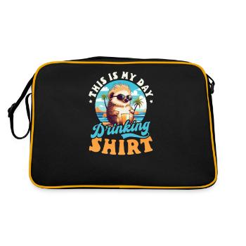 Summer Vacation This Is My Drinking Outfit - Retro Bag - black/gold - Back