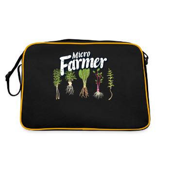 Jardinage de l’agriculture micro-verte - Sac Retro - noir/or - Dos