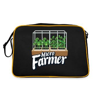 Jardinage de l’agriculture micro-verte - Sac Retro - noir/or - Dos