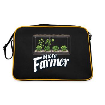 Jardinage de l’agriculture micro-verte - Sac Retro - noir/or - Dos