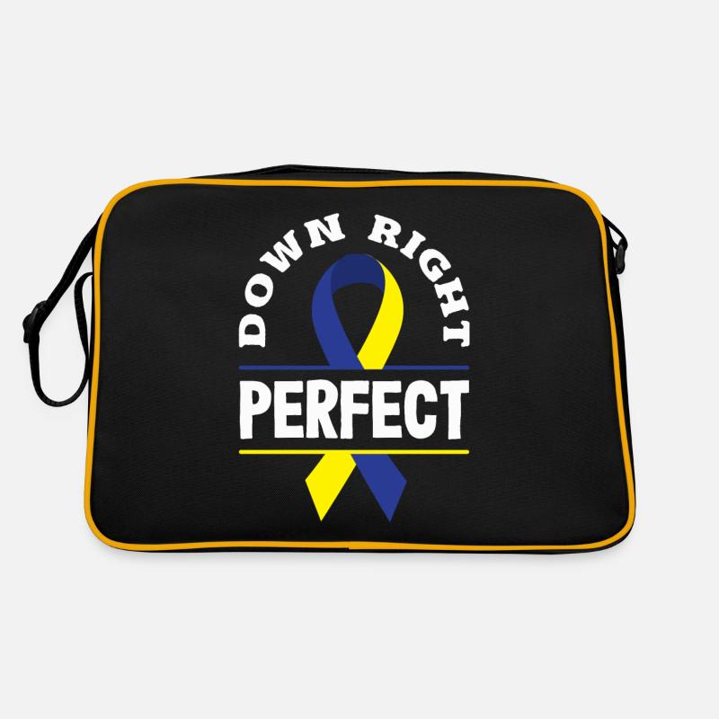Love Doesn't Count Chromosomes Down Syndrome Retro Tasche
