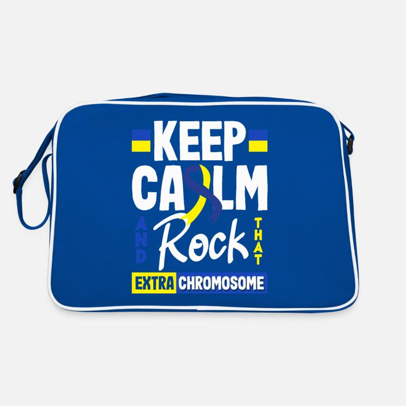 Love Doesn't Count Chromosomes Down Syndrome Retro Bag