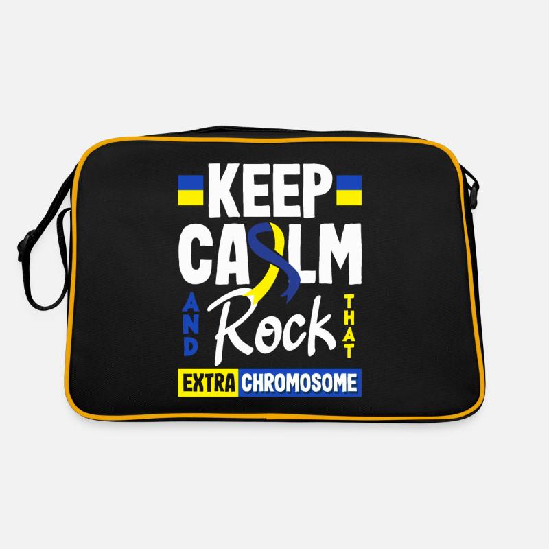 Love Doesn't Count Chromosomes Down Syndrome Retro Tasche