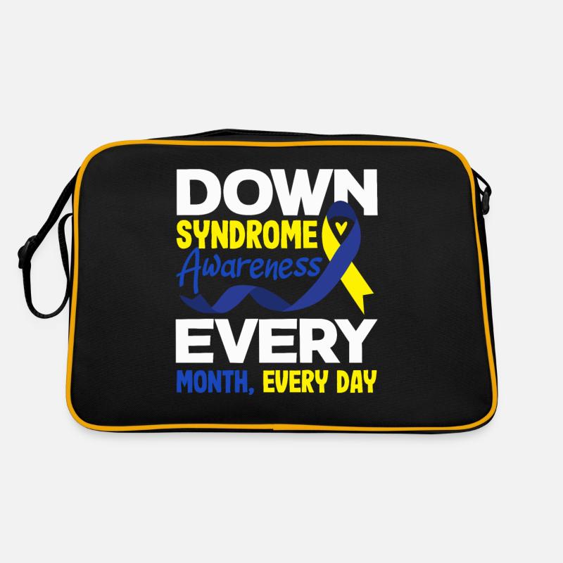 Love Doesn't Count Chromosomes Down Syndrome Retro Tasche