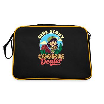 Scoutisme Scoute Fille - Sac Retro - noir/or - Dos
